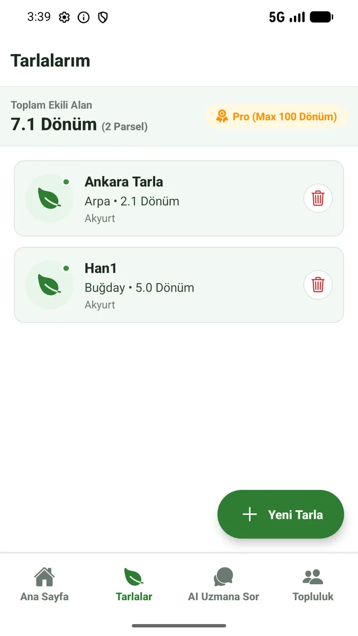 Tarlalarım