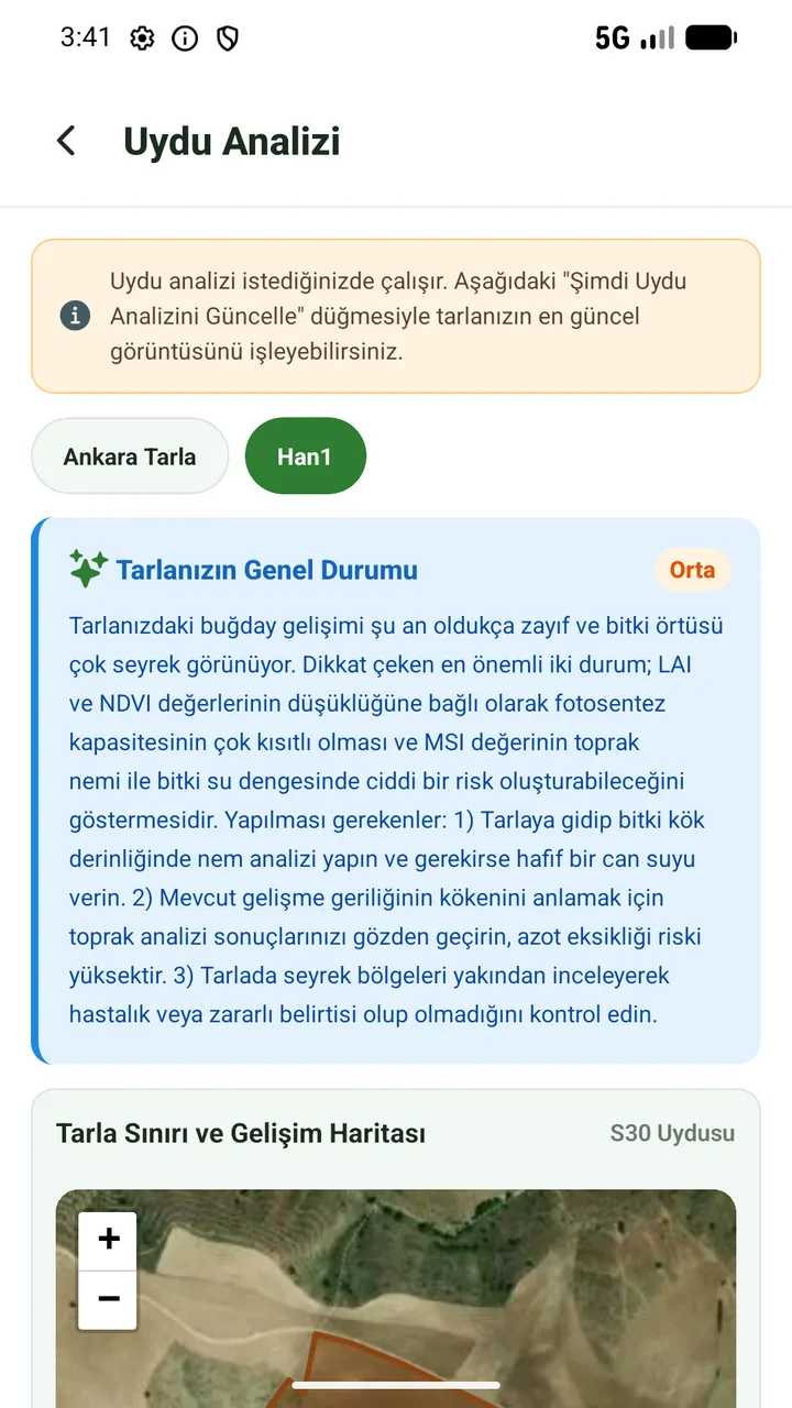 Uydu analizi